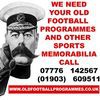 Old Football Programmes