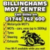 Billinghams M O T Centre