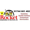 Rocket Embroidery