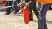 Fire Warden Training with Fire Extinguisher demonstration in Liverpool